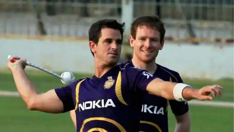 Eoin Morgan and Ryan ten Doeschate played for KKR together in 2013