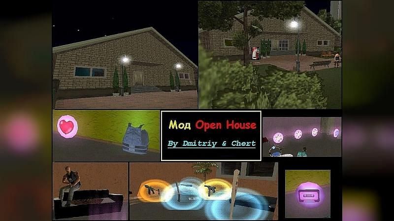 A new mod house with lots of features (Image via libertycity.net)