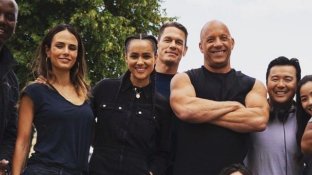 The Fast And Furious 9 cast (Image via Universal)