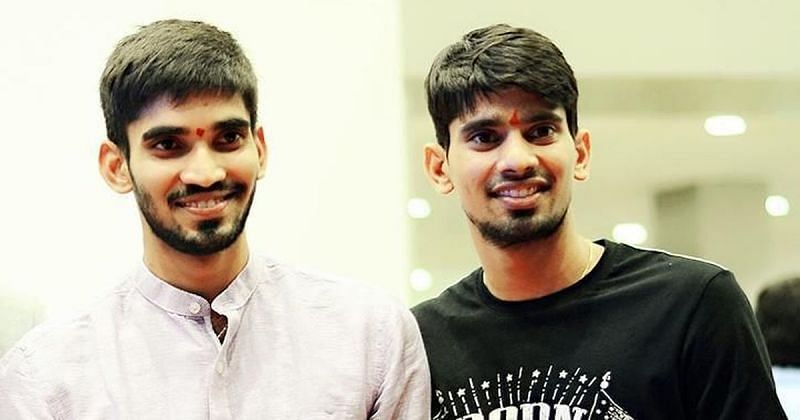 Kidambi Srikanth (left) and Kidambi Nandagopal