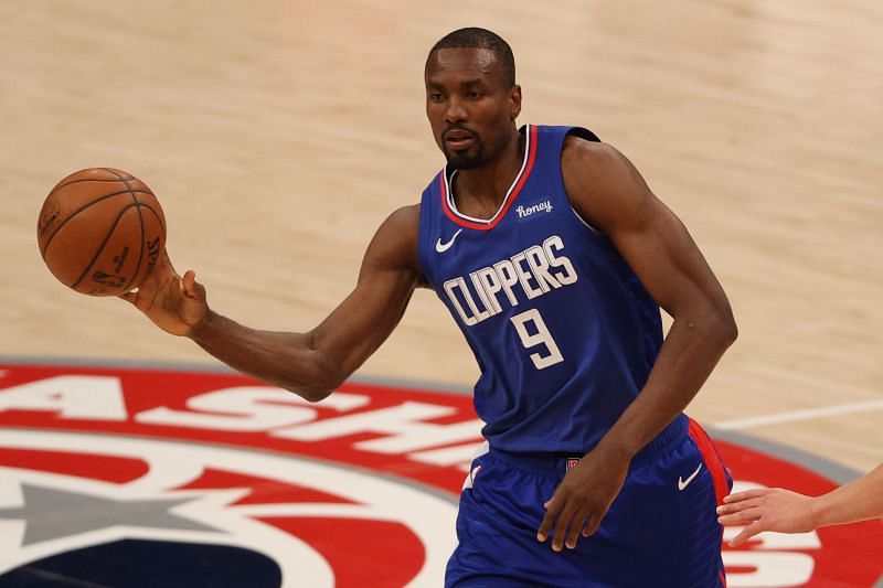 Serge Ibaka #9 of the Los Angeles Clippers
