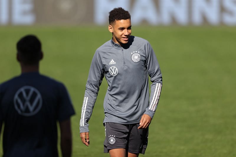 Jamal Musiala has been picked in the Euro 2020 squad. (Photo by Alexander Hassenstein/Getty Images)