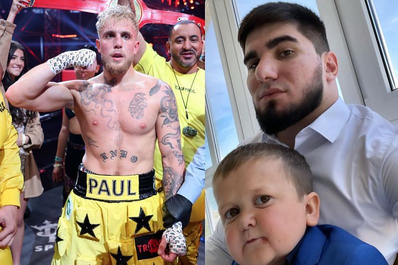 Asxab Tamaev claims to have an offer to fight Jake Paul. [Asxab image credit: Instagram].
