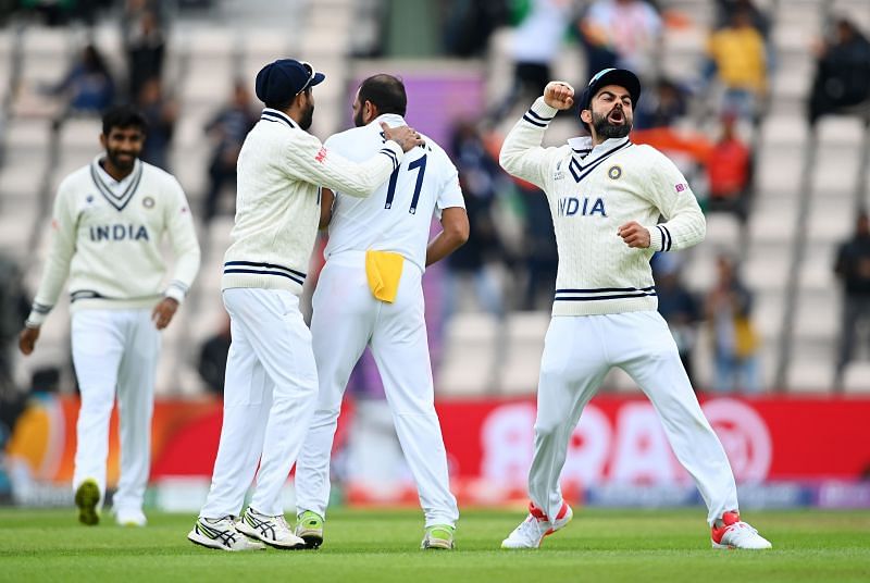 A jubilant Virat Kohli celebrates wicket. Pic: Getty Images
