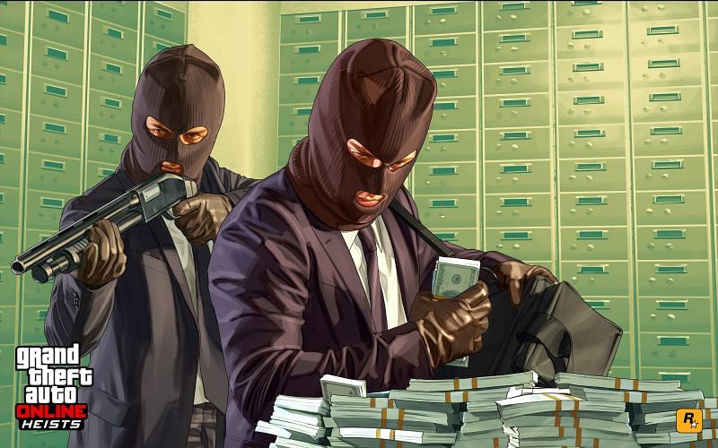A former real-life bank robber had some interesting things to say about GTA heists (Image via Rockstar Games)