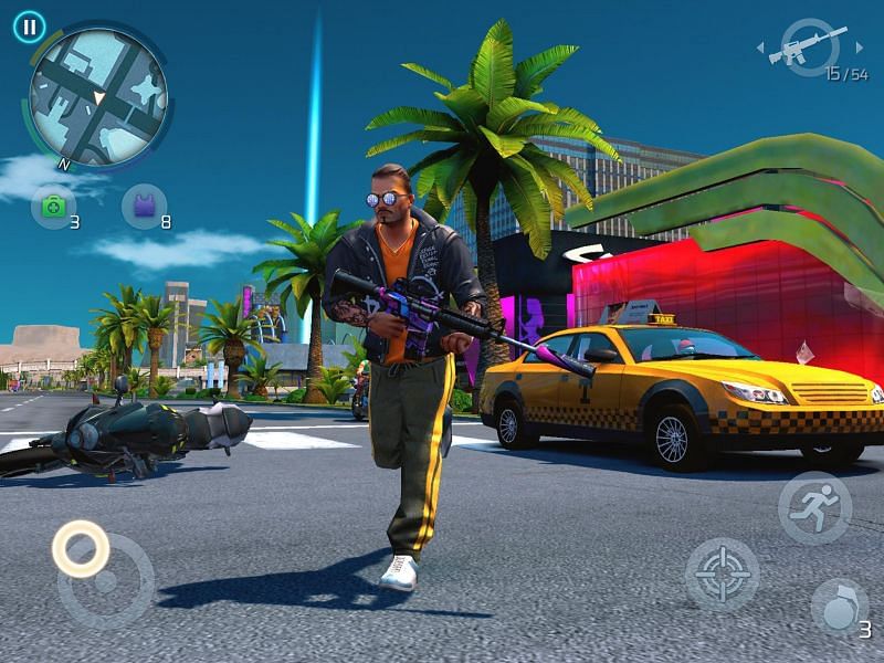 In-game footage from Gangstar Vegas: World of Crime (Image via apkpure.com)