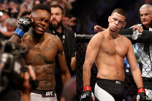 UFC 263 set to feature Israel Adesanya [Left] and Nate Diaz [Right]