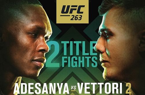 UFC 263: Adesanya vs. Vettori 2Credits: @ufc on Instagram