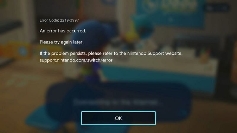 The text that appears on the screen during server maintenance in Animal Crossing (Image via DigiStatement)