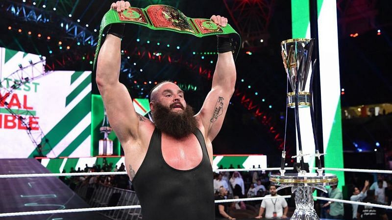 Braun Strowman won the largest Royal Rumble match in WWE history at The Greatest Royal Rumble event in 2018