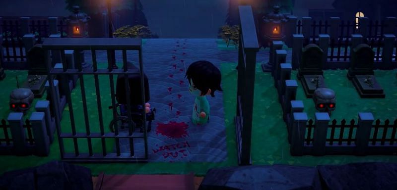 A terrifying island on Animal Crossing. Image via YouTube