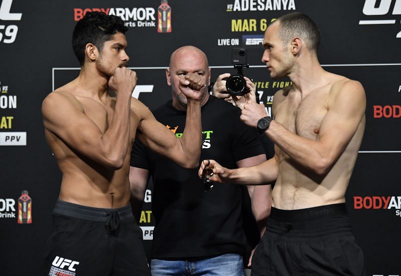 UFC 259 Blachowicz v Adesanya: Weigh-Ins