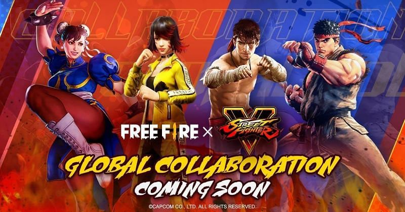 Free Fire X Street Fighter V