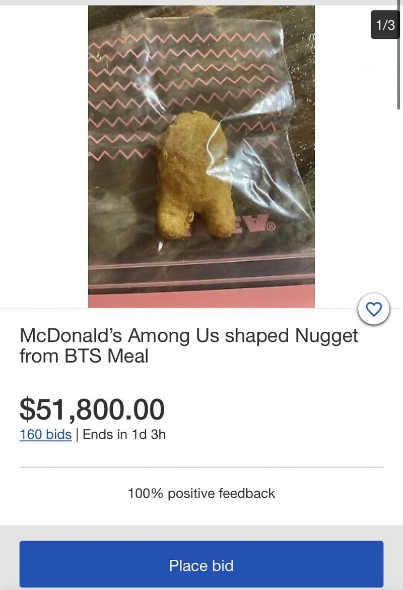 Among us chicken nugget