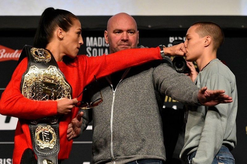 Joanna Jedrzejczyk taunts Rose Namanujas