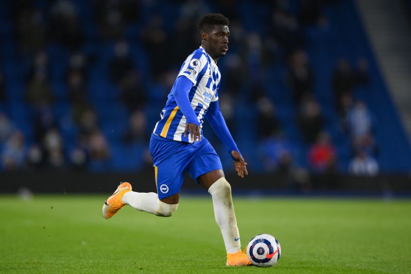 Yves Bissouma in action for Brighton & Hove Albion in the Premier League