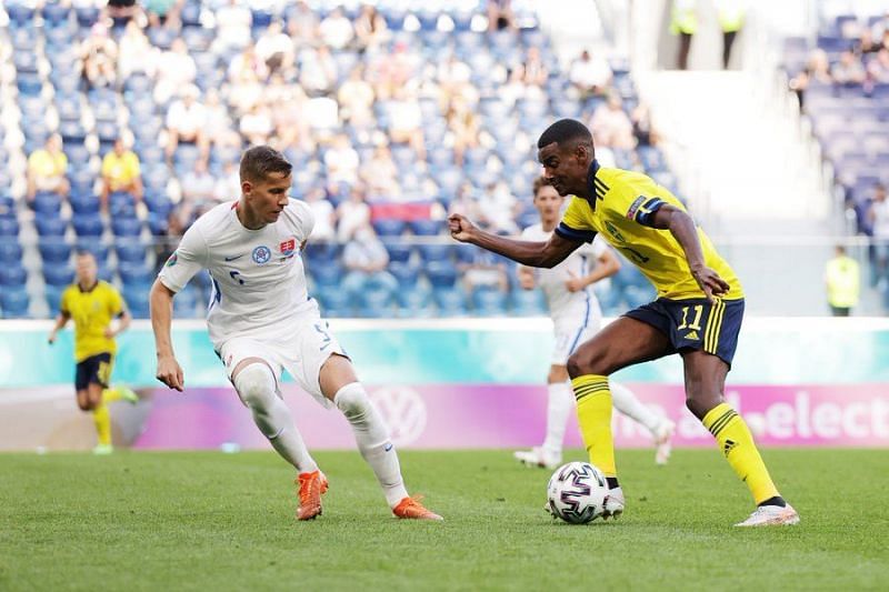 Alexander Isak was the &#039;Man of the Match&#039; for Sweden against Slovakia.