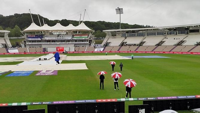 WTC Final: 1st session of India vs New Zealand game washed out