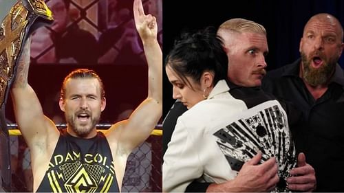 Adam Cole; Poppy, Dexter Lumis, and Triple H