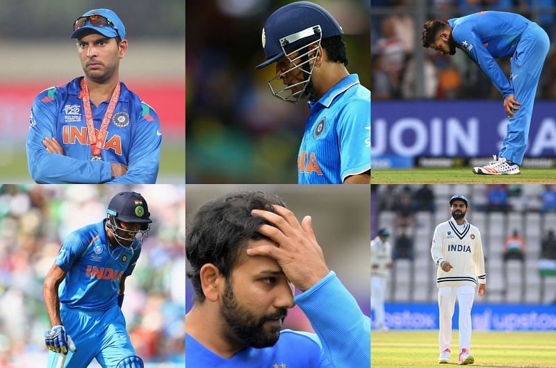 भारतीय टीम को लगातार 9 ICC इवेंट्स के नॉकआउट मैचों में हार का सामना करना पड़ा