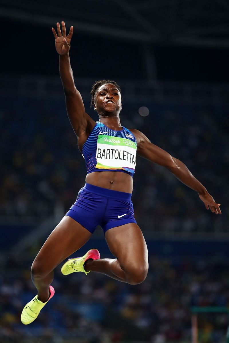 Tianna leaping to Olympic gold at Rio 2016