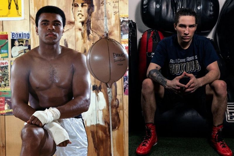 Muhammad Ali (left); Nico Ali Walsh (right) [Image credits: @nicoaliwalsh and @muhammadali via Instagram]