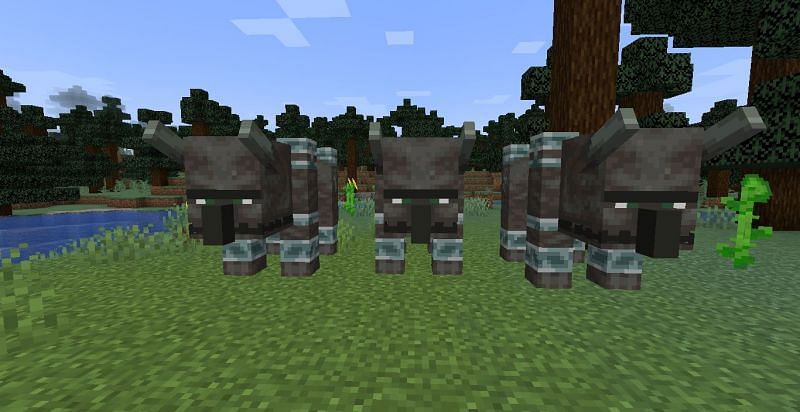 Bunch of ravagers (Image via Minecraft)