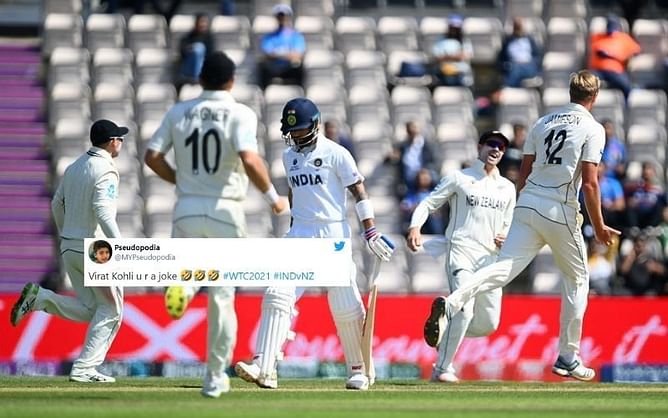 "Kohli finished!"- Fans roast Virat Kohli after yet another failure