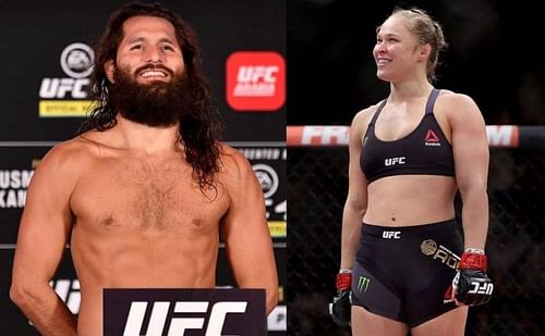 Jorge Masvidal (left); Ronda Rousey (right)