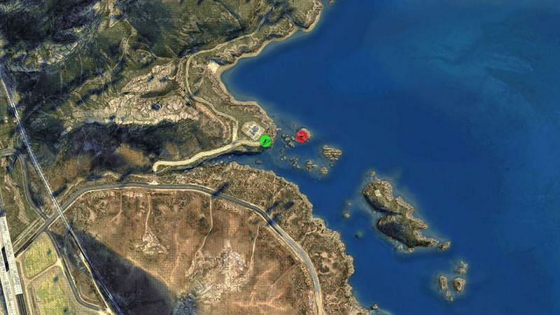 Location on the map (Image via GTA Wiki)