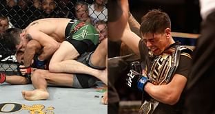 Watch: Leon Edwards' live reaction to Brandon Moreno submitting Deiveson Figueiredo at UFC 263