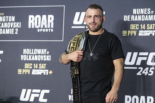 Alexander Volkanovski will put the UFC featherweight title on the line against Brian Ortega