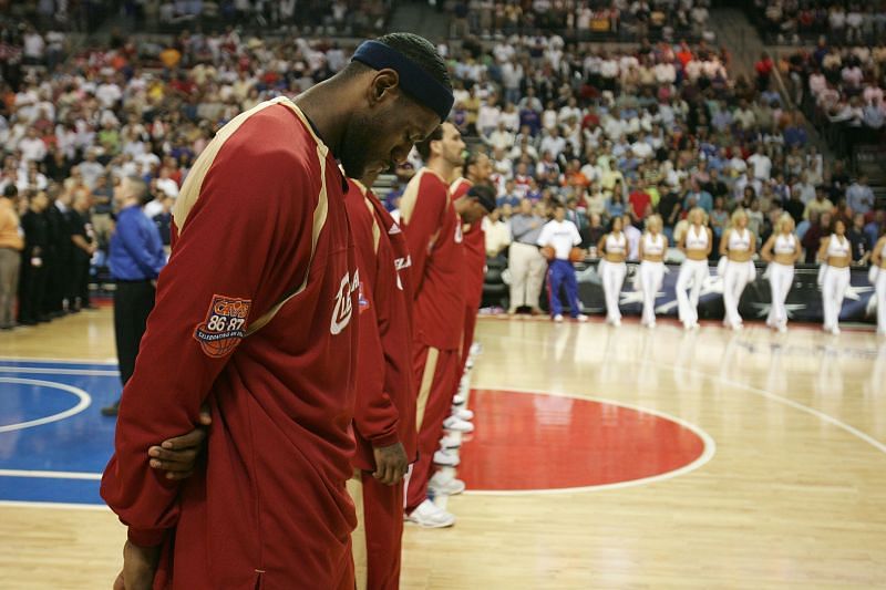 James in the 2007 NBA Playoffs.