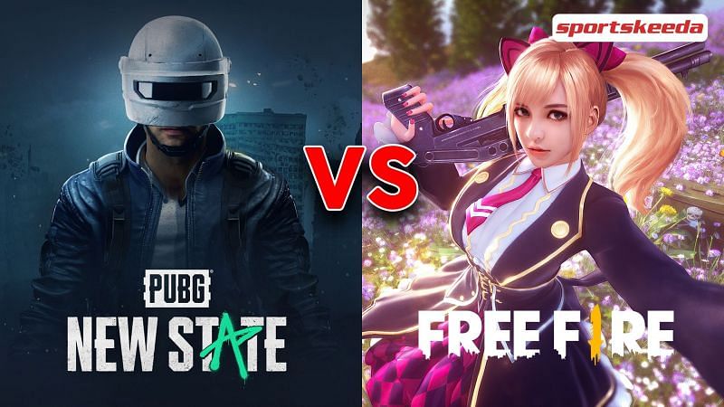 Comparing PUBG New State and Free Fire
