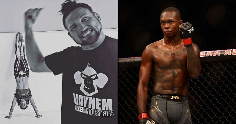 Jason &#039;Mayhem&#039; Miller (left) and Israel Adesanya (right) [Image Credits: Mayhem Miller&#039;s Instagram]