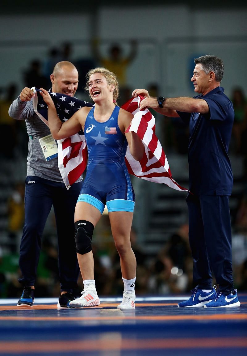 Helen Maroulis at the 2016 Rio Ol3