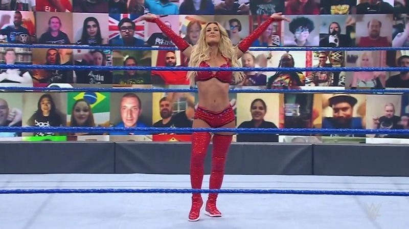 Carmella was victorious on SmackDown