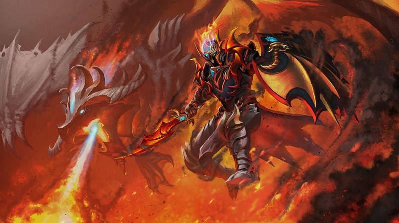 Dragon Knight is great for early tier-1s (Image via Valve)