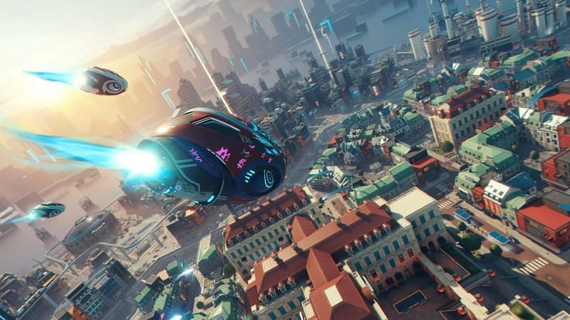 Play Hyper Scape for an urban and futuristic BR experience (Image via PCGamesN)