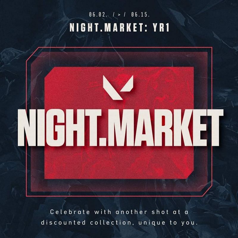 Night Market is coming back today with Valorant YR1 Events(Image via Riot)