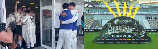 WTC final: [Watch] "Nice guys do finish first" - All the moments from New Zealand's celebration