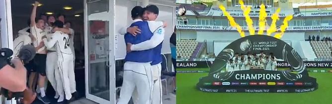 WTC final: [Watch] "Nice guys do finish first" - All the moments from New Zealand's celebration