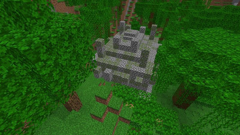 A jungle temple (Image via Minecraft)