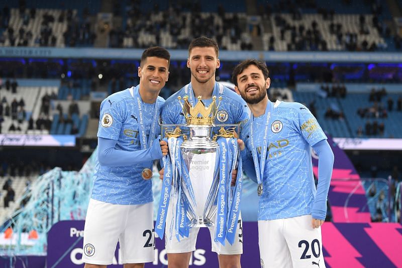 Manchester City&#039;s Portuguese trio