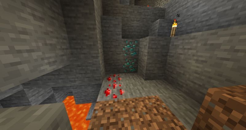 Explore caves (Image via Minecraft Wiki)