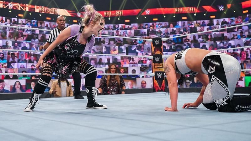 Alexa Bliss was intense at WWE Hell in a Cell.