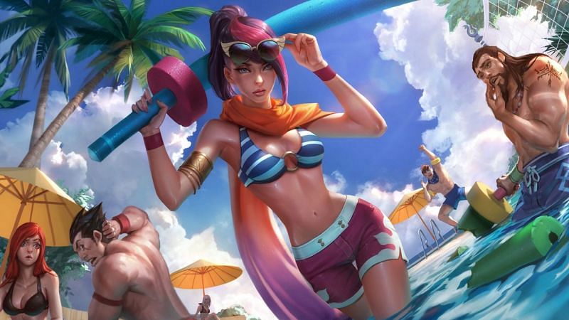 Wild Rift patch 2.3a brings Pool Party skins and more (Image via Riot Games - Wild Rift)