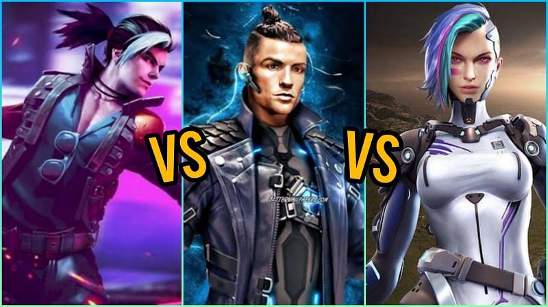 Comparing Chrono, A124, and Elite Hayato in Free Fire