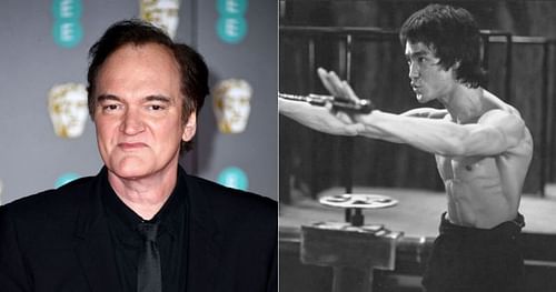 Quentin Tarantino (left) and Bruce Lee (right) [Image credits: Bruce Lee's Instagram]