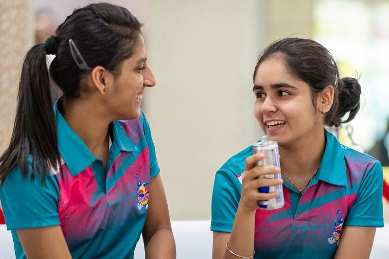 Simran Singhi (left) and Ritika Thaker